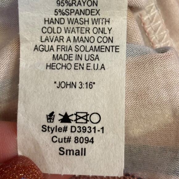 Beeson River NEW Pink Floral & Striped Babydoll Dress-Size Small - Picture 7 of 7